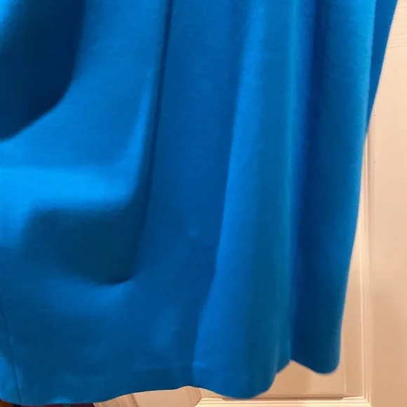 Cynthia Steffe Midi Dress Halter Neck Knee Length Blue Size 10 - Picture 8 of 17